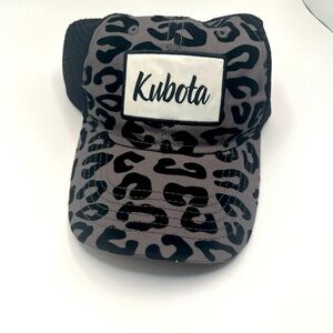 Kubota Leopard Print trucker Hat